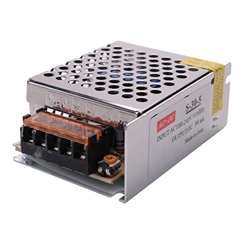 Asyduey Asyduey (R) AC-DC 5V 6A Regulierter Schaltspannungswandler Versorgungsteil Konverter fuer LED Anzeige von Asyduey