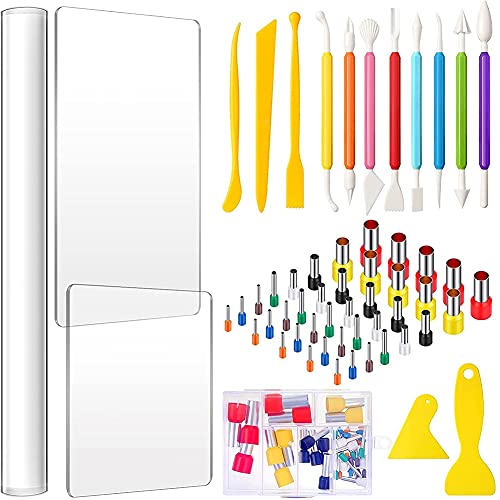 Asyduey Cutter Set, Polymer Lehm Roller, für Lehm DIY Produktion das Lehm Model Set Kann zu Hause, in der Schule, im BüRo Usw. Verwendet Werden. von Asyduey