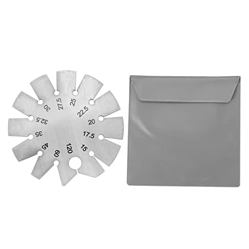 Asyduey Fasen Lehre Axt Lehre Runde Form Messer Sucher Messer Klinge Lehre 15-120° zum Messen Des Messerwinkels von Asyduey