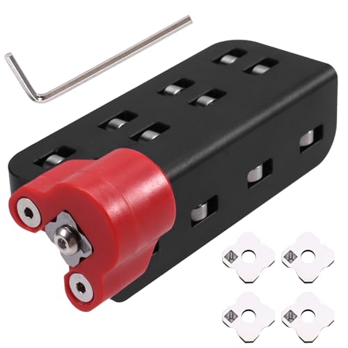 Asyduey Fasenflugzeug Handhobel Holzbearbeitung Holzkante Eckenzuschnitt Anfasen Manueller Holzverarbeiter Zimmermannswerkzeuge mit 4 Schneidern von Asyduey