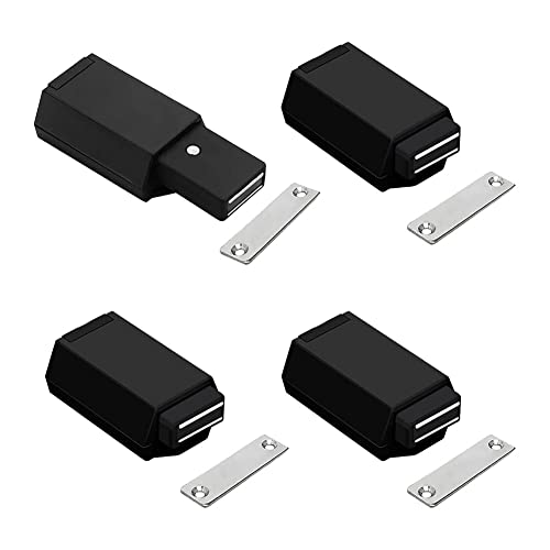 Asyduey Heavy Duty Push To Open Cabinet Hardware 4PC Magnetic Push Latch & Lock für Door Touch Latches RV Closet Metal Black Asyduey Heavy Duty Push To Open Cabinet Hardware 4PC Magnetic Push Latch & Lock für Door Touch Latches RV Closet Metal Black von Asyduey