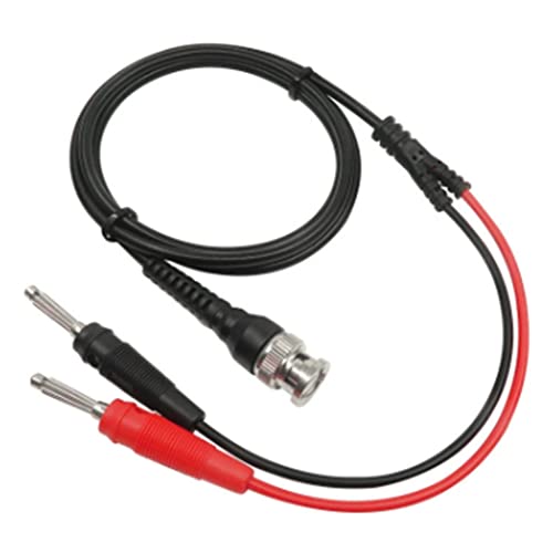 Asyduey P1009 BNC auf Dualen 4 Mm Stapelbaren Bananenstecker Messleitung BNC-Kabel für Oszilloskop-Signalgenerator 120 Cm Asyduey P1009 BNC auf Dualen 4 Mm Stapelbaren Bananenstecker Messleitung BNC-Kabel für Oszilloskop-Signalgenerator 120 Cm von Asyduey