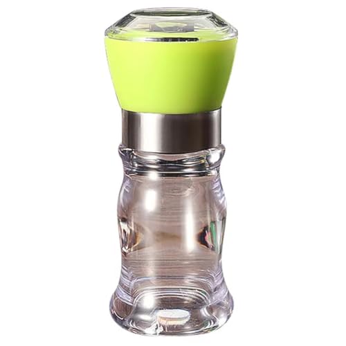 Asyduey Verstellbare Pfeffermühle mit Keramikrotor - Nachfüllbare Manuelle Gewürzmühle mit Shaker, Unverzichtbares Küchenwerkzeug zum Würzen Von Gewürzen A von Asyduey
