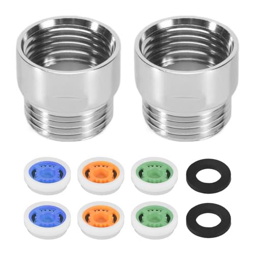 Asyduey Wassersparer für Dusche, 2 StüCk Wasserdurchflussbegrenzer Set D, Bis zu 70% Wassereinsparung von Asyduey