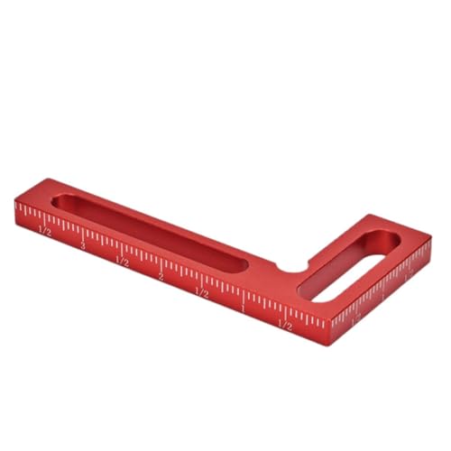 Asyduey Winkellineal Aus Aluminiumlegierung, Höhenlineal, 90-Grad-Winkellineal, Messwerkzeuge für die Holzbearbeitung, Markierungslineal A. Asyduey Winkellineal Aus Aluminiumlegierung, Höhenlineal, 90-Grad-Winkellineal, Messwerkzeuge für die Holzbearbeitung, Markierungslineal A. von Asyduey