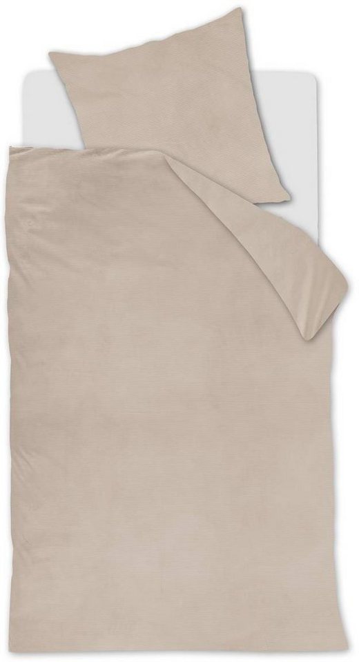 At Home by Beddinghouse Bettwäsche Cosy Corduroy, Polyester, 2 teilig von At Home by Beddinghouse