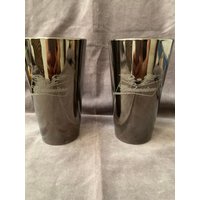 Silber Polierte Budweiser Gläser von AtDejaVuCollectibles