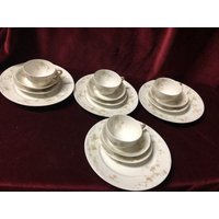 Theodore Haviland Limoges 4-Teiliges Gedeck "Marie" von AtDejaVuCollectibles