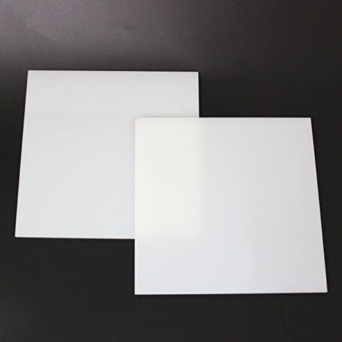 AtHaus® Acrylglas OPAL Weiß Scheibe 2 mm Materialstärke und Größe Wählbar Premium Milchglas Plexiglas 1100 x 700 mm von AtHaus