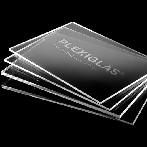 AtHaus Acrylglas 2-10 mm Zuschnitt Scheibe Transparent Glasklar Materialstärke und Größe Wählbar Premium (10 mm, 1300 x 500 mm) von AtHaus