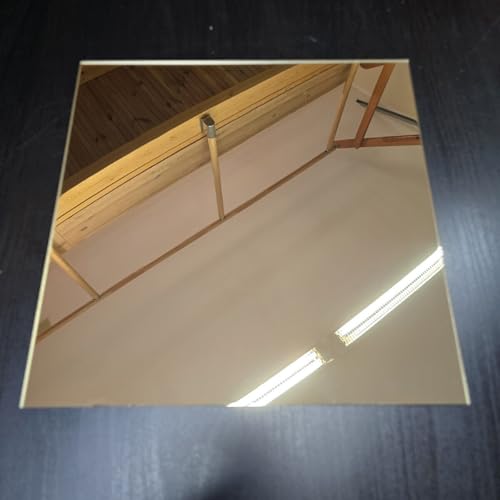 AtHaus Acrylspiegel 3 mm Acrylglas Spiegelfliesen, unzerbrechlicher Spiegel, Dekorative rahmenloser Kunststoffspiegel, Größen und Zuschnitt nach Wunsch, FARBE: GOLD, Größe: 90x40 cm AtHaus Acrylspiegel 3 mm Acrylglas Spiegelfliesen, unzerbrechlicher Spiegel, Dekorative rahmenloser Kunststoffspiegel, Größen und Zuschnitt nach Wunsch, FARBE: GOLD, Größe: 90x40 cm von AtHaus