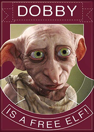 Ata-Boy Harry Potter Dobby The Elf 6,3 x 8,9 cm Magnet für Entwicklung und Schließfächer 2,5 x 3,5 Zoll A Free Elf von Ata-Boy