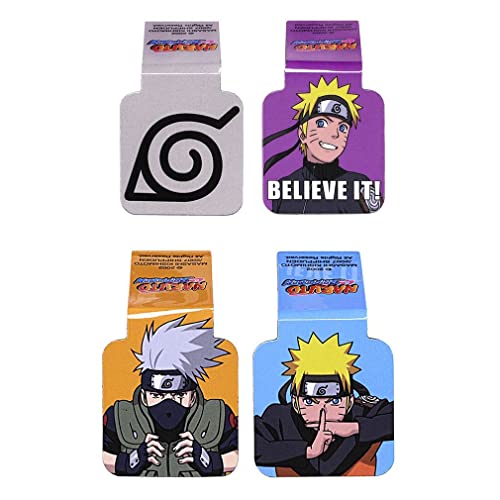 Ata-Boy Naruto Shippuden, Naruto, Kakashi Magnet – Naruto Lesezeichen-Set 6,3 x 8,9 cm Naruto Magnet für Kühlschränke, Whiteboards & Spind Dekorationen von Ata Boy