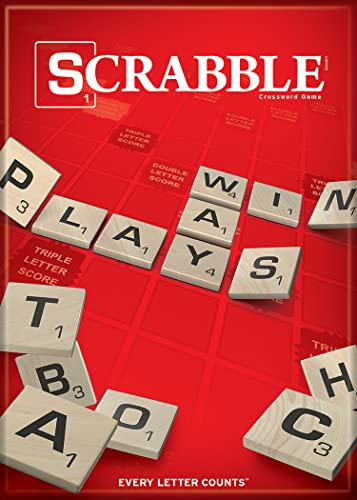 Ata-Boy Scrabble Game Box Cover 6,3 x 8,9 cm Magnet für Kühlschränke und Schließfächer von Ata Boy