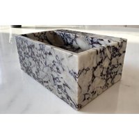 Calacatta Viola Marmor Waschbecken | Wandhalterung Schiff Benutzerdefinierte Waschtischplatte Gästebuch Stube von AtaMarbleDesign