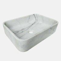 Carrara Marmor Waschbecken | Wandhalterung Schiff Benutzerdefinierte Waschtischplatte Gästebuch Stube von AtaMarbleDesign