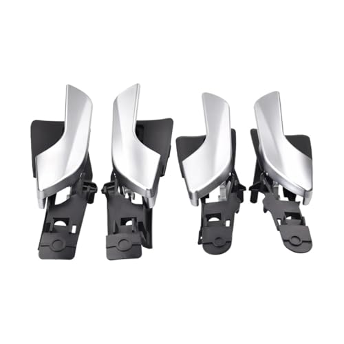 Atambvemw Auto Innentürgriffe Für Alfa Für Romeo Für Giulietta 2012-2018 Innentürgriff Aus Chrom 156092167 156092165 Auto-Innengriff(Matte Silver 4piece) von Atambvemw