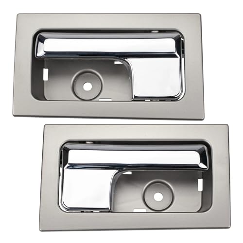 Atambvemw Auto Innentürgriffe Für Ford Für F150 2009-2014 Innentür Pull Griff Links Rechts AL3Z-1522601-BC FL AL3Z-1522600-BC(1 Pair Silver Grey) von Atambvemw