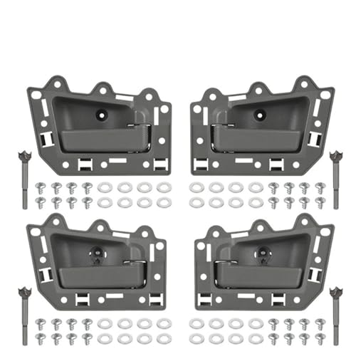 Atambvemw Auto Innentürgriffe Für Grand Für Cherokee 2005-2011 Innen Tür Griff 1JV461J3AA 1JV471J3AA 5HR421J3AK 5HR411J3AK(4*Gray Front Rear) von Atambvemw