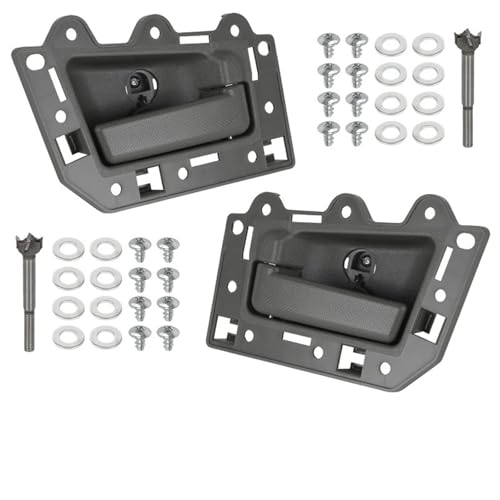 Atambvemw Auto Innentürgriffe Für Grand Für Cherokee 2005-2011 Innen Tür Griff 1JV461J3AA 1JV471J3AA 5HR421J3AK 5HR411J3AK(Gray Rear Pair) von Atambvemw