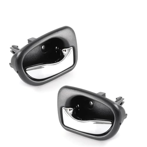 Atambvemw Auto Innentürgriffe Für Hyundai Für Accent 1995-1999 Links Oder Rechts Schwarz Türgriff 82610-22001 82620-22001 Auto-Innengriff(Silver Pair) von Atambvemw