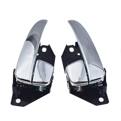 Atambvemw Auto Innentürgriffe Für Hyundai Für Sonata 2001-2005 1/2/4 Stück Chrom Innen Türgriff Vorne Hinten Links Rechts 826203D010 82620-3D010(Front or Rear Pair) von Atambvemw