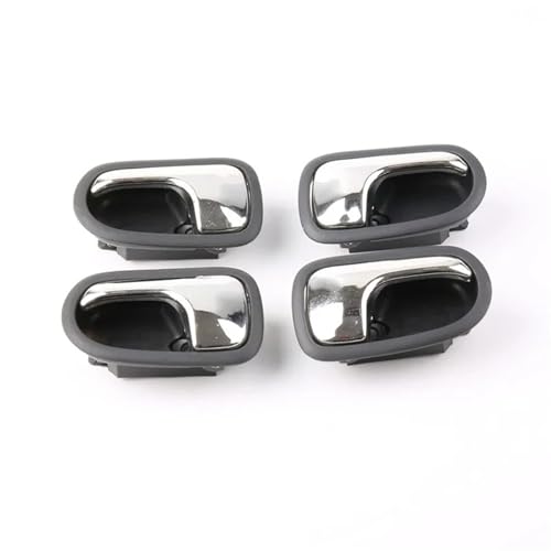 Atambvemw Auto Innentürgriffe Für Mazda Für PROTEGE 323 1995-2003 Set 4 Links Rechts Innen Tür Dunkelgrau Griff von Atambvemw