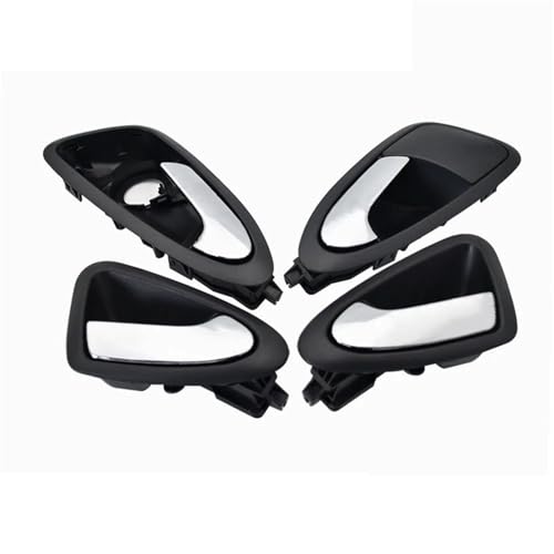 Atambvemw Auto Innentürgriffe Für SEAT Für Ibiza 2010-2022 Innen Interieur Auto Türgriff Teil Vorne Hinten Links Und Rechts 6J1837113A 6J1837114A 6J4839113A Auto-Innengriff(Matte Silver set) von Atambvemw