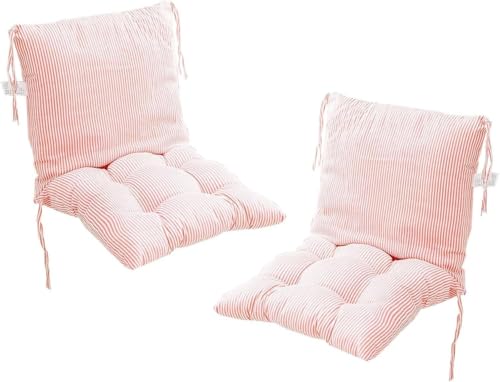 Ataoyus 2er Pack Stuhlkissen Mit Rückenlehne Sitzkissen Rückenpolster Mit Gurtband Niedriglehnenkissen Gartenstuhlkissen 40x80cm Abnehmbares Rückenpolster Ataoyus 2er Pack Stuhlkissen Mit Rückenlehne Sitzkissen Rückenpolster Mit Gurtband Niedriglehnenkissen Gartenstuhlkissen 40x80cm Abnehmbares Rückenpolster von Ataoyus