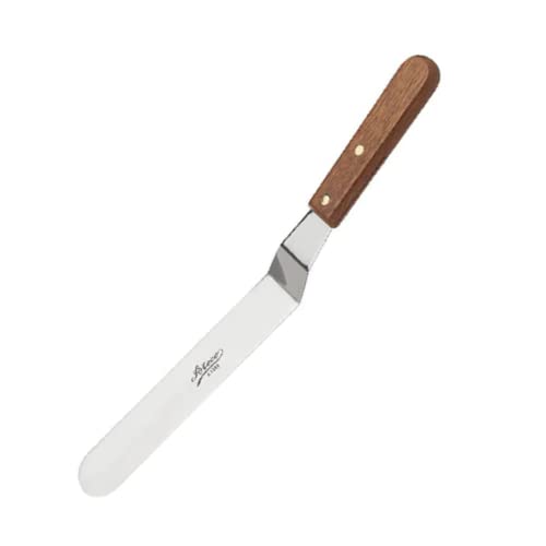Ateco Offset-Spatel mit 24 cm Edelstahlklinge, Holzgriff, silberfarben Ateco Offset-Spatel mit 24 cm Edelstahlklinge, Holzgriff, silberfarben von Ateco