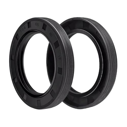2 Stück NBR TG4 Dichtring, 28mmx37mmx8mm, schwarzer Nitrilkautschuk-Skelett-Öldichtung von Ateldooly
