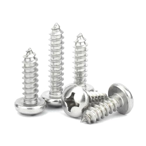 200 Stück Kreuzrundkopf M1.2-M2.6 Kleine 304 Edelstahl Kreuzschlitz-Flachkopf-Blechschraube, 200 Stück, M1,4x6mm 200 Stück Kreuzrundkopf M1.2-M2.6 Kleine 304 Edelstahl Kreuzschlitz-Flachkopf-Blechschraube, 200 Stück, M1,4x6mm von Ateldooly