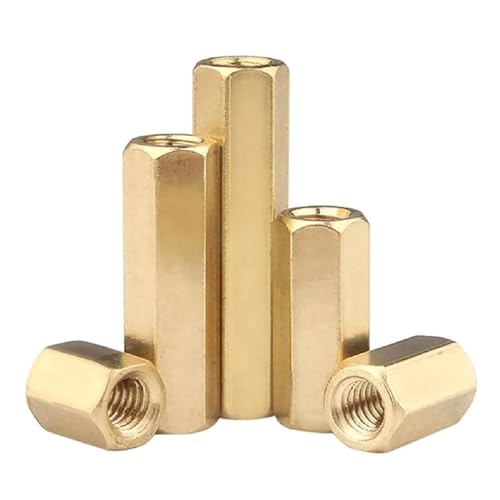 Doppelpass-Messing-Abstandsbolzen, weiblich, M2, M2,5, M3, M4, M5, M6, Sechskantmutter, hohl, 10 Stück, 10 Stück, 30mmxM5 Doppelpass-Messing-Abstandsbolzen, weiblich, M2, M2,5, M3, M4, M5, M6, Sechskantmutter, hohl, 10 Stück, 10 Stück, 30mmxM5 von Ateldooly