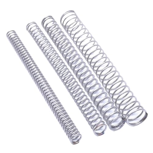 Druckfeder, 5 Stück Edelstahl, 2 mm x 20 mm x 80 mm, 2 mm Drahtdurchmesser, 20 mm OD, 80 mm Freie Länge von Ateldooly
