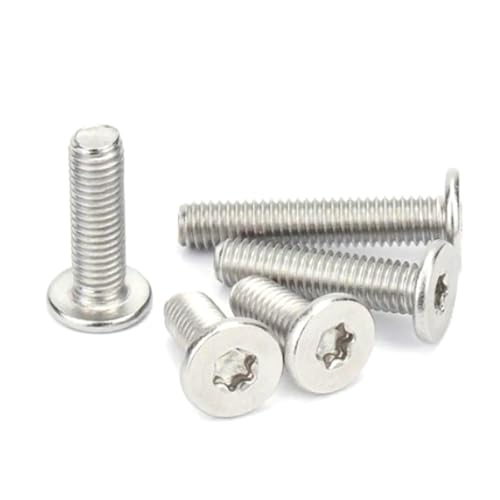 Torx-Flachkopfschraube M1,6 M2 M2,5 M3 Sechslappiger, ultradünner Bolzen aus Edelstahl 304, 1000 Stück, 1000 Stück, M2,5x8mm Torx-Flachkopfschraube M1,6 M2 M2,5 M3 Sechslappiger, ultradünner Bolzen aus Edelstahl 304, 1000 Stück, 1000 Stück, M2,5x8mm von Ateldooly