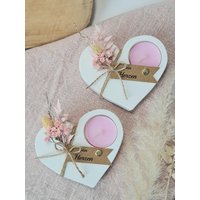 Geschenk, Teelichthalter in Herzform, Muttertag, Muttertagsgeschenk Geschenk, Teelichthalter in Herzform, Muttertag, Muttertagsgeschenk von AtelierAnkaShop