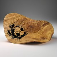 Fußball Geschenk Personalisiert Name Olivenholz Frühstücksbrett Schneidebrett Mit Gravur Holz Geburtstagsgeschenk Olivenholzbrett Brett von AtelierAnnaHandmade