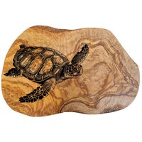 Schildkröte Brettchen Geschenk Personalisiert Olivenholz Frühstücksbrett Gravur Holz Geburtstagsgeschenk Olivenholzbrett von AtelierAnnaHandmade