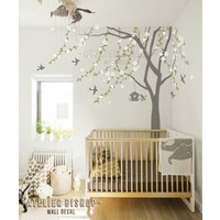 Kirschblüten Baum Wandtattoo Ranken, Vogelhaus, Kinderzimmer Dekor Kirschblüten Baum Wandtattoo Ranken, Vogelhaus, Kinderzimmer Dekor von AtelierBishop