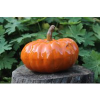 Kürbis Für Die Gartendekoration, Halloween, Herbst, Erntedank Kürbis Für Die Gartendekoration, Halloween, Herbst, Erntedank von AtelierKeramixx