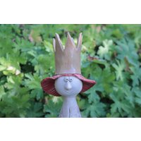 Prinzessin Lola Von Dürrhausen, Kind, Mädel, Gartendekoration, Gartenfigur, Gartenkeramik Prinzessin Lola Von Dürrhausen, Kind, Mädel, Gartendekoration, Gartenfigur, Gartenkeramik von AtelierKeramixx