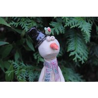 Schneemann Lutz, Winterdekoration, Gartendekoration, Gartenkeramik Schneemann Lutz, Winterdekoration, Gartendekoration, Gartenkeramik von AtelierKeramixx