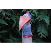 Wintervogel Torben, Gartendekoration, Gartenschmuck, Gartenkeramik Wintervogel Torben, Gartendekoration, Gartenschmuck, Gartenkeramik von AtelierKeramixx
