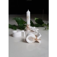 Fisch Kerzenhalter | Tischdeko Für Taufe, Konfirmation, Kommunion, Firmung Christliche Deko Kerzenständer Raysin Gastgeschenk von AtelierLorenz