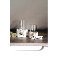 Windlicht Häuserkranz | Lichterstadt Lichthäuser Raysinhäuser Häuschen Teelichthalter Deko Geschenk Hygge Nordic Scandi von AtelierLorenz