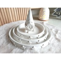 Dekoteller Weihnachten, Winter, Dekorativer Teller, Geschenkset Sternenteller, Mitbringsel von AtelierLumiereDesign