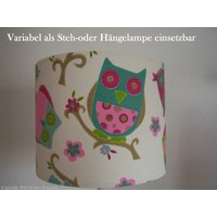 Unikat Lampenschirm Eulen von AtelierLumiereDesign