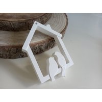 Vogelhausaufhängerdekohängerwandhängertürkranzgeschenkmitbringsel von AtelierLumiereDesign
