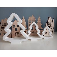 Weihnachtsbaum Set Gegossen Aus Raysin 200-Geschenkset-Mitbringsel von AtelierLumiereDesign