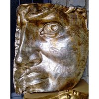 Skulptur Zum Innendesign David's Gesicht Mit Gravur - Papier Machè von AtelierMaregaMask